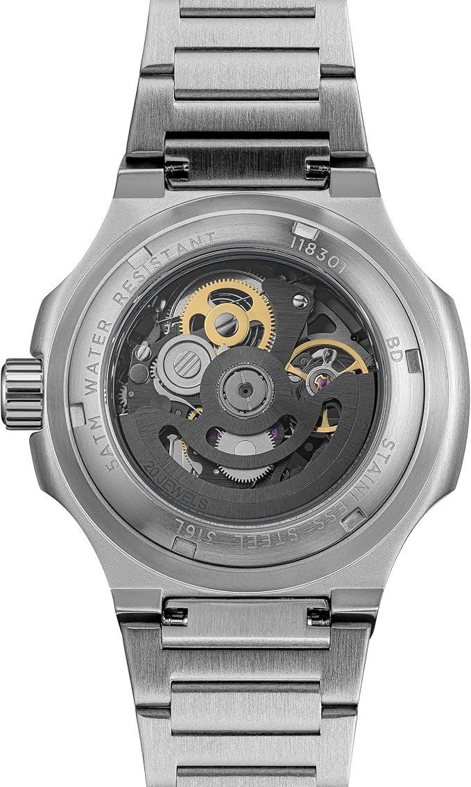 Ingersoll The Frame Automatic Black Dial With Lifetime Warrenty Analog Watch - For Gents I18301