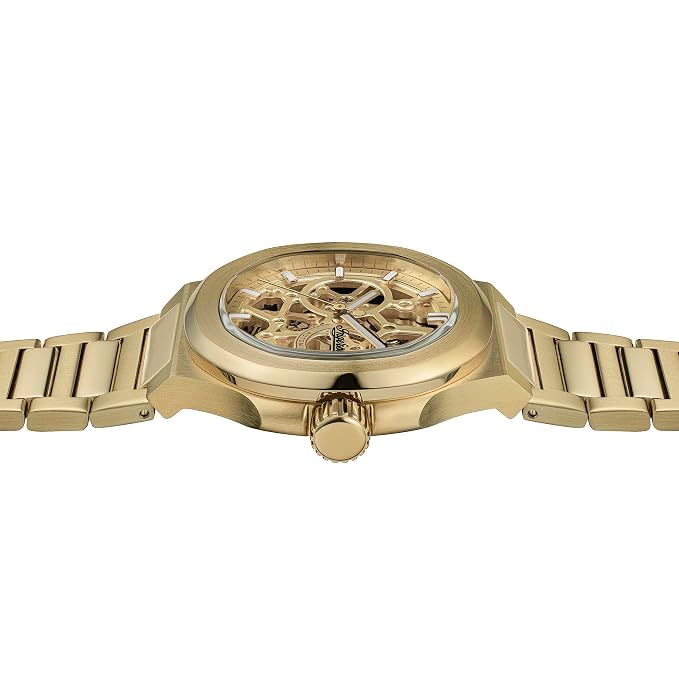 Ingersoll The Frame Automatic Gold Dial With Lifetime Warrenty Analog Watch - For Gents I18303
