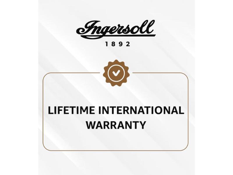 Ingersoll The Prince Automatic Black Skeleton Dial With Lifetime Warranty Analog Watch - For Gents I18504