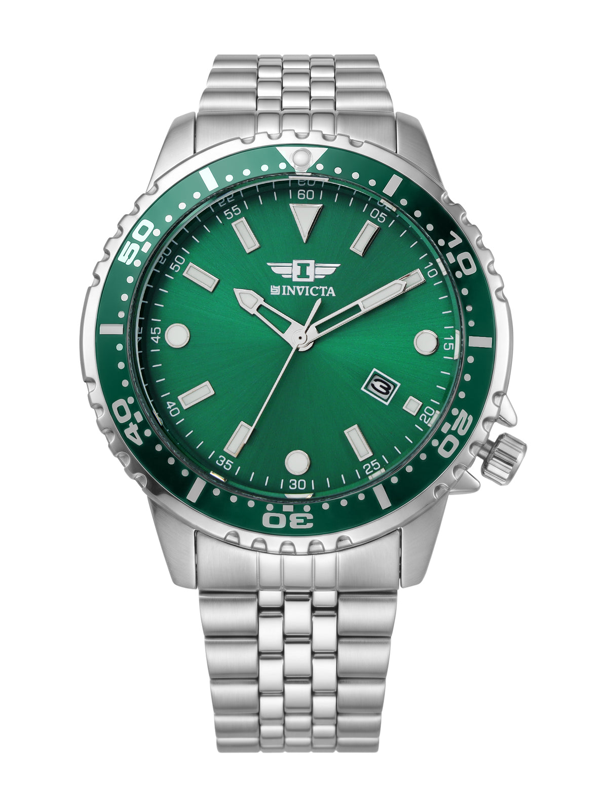 I-By Invicta Quartz Green Dial Analog Watch For Gents - IBI26005