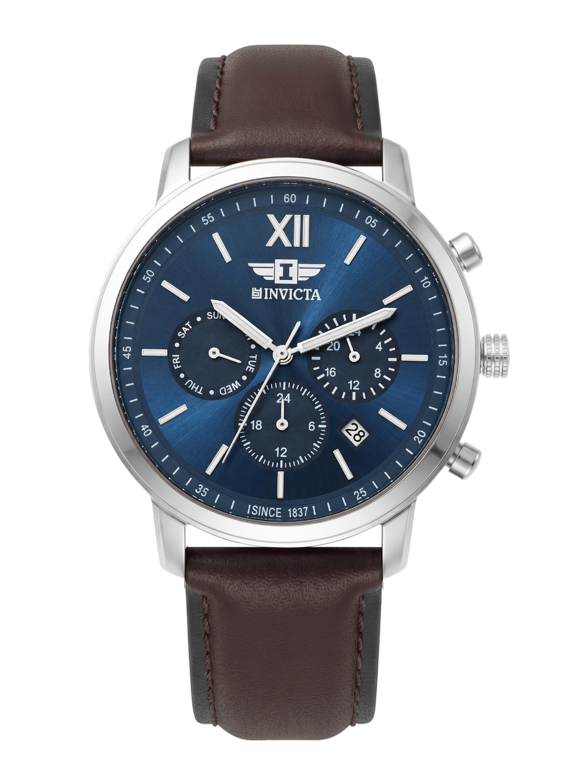I-By Invicta Quartz Blue Dial Analog Watch For Gents - IBI26008