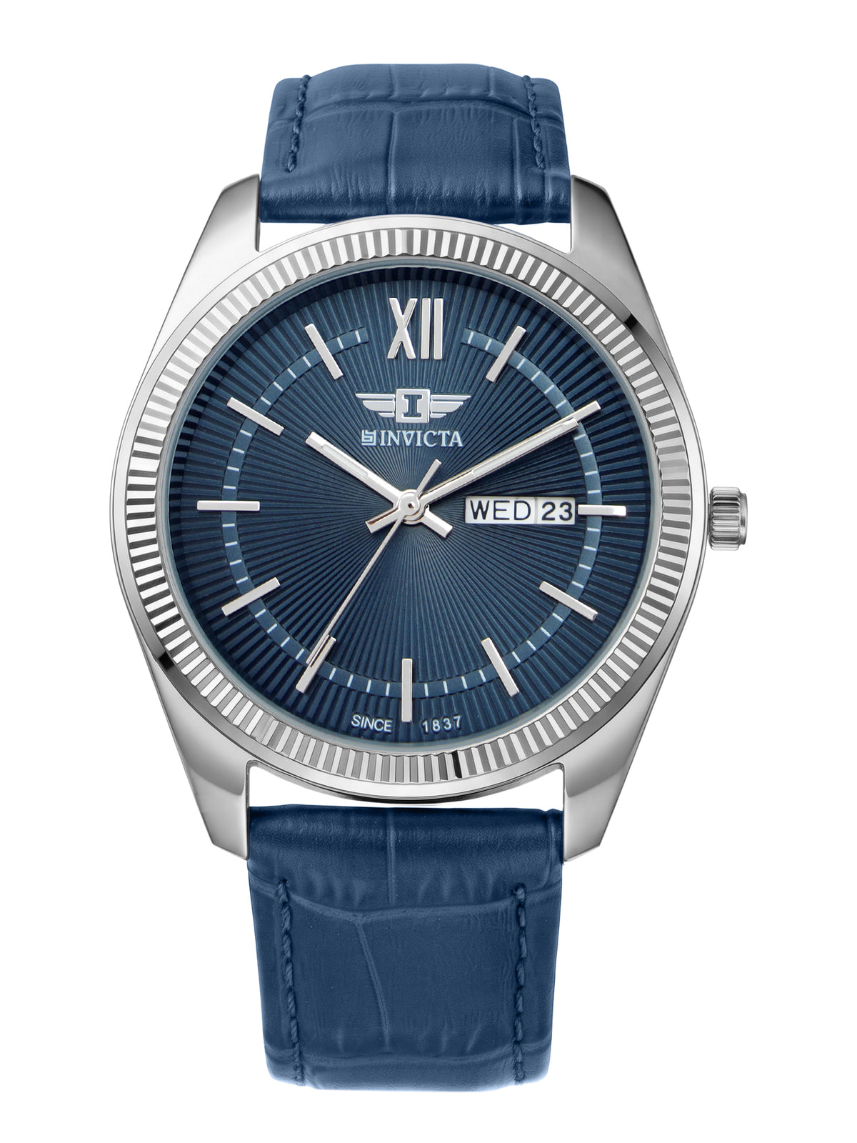 I-By Invicta Quartz Blue Dial Analog Watch For Gents - IBI26013