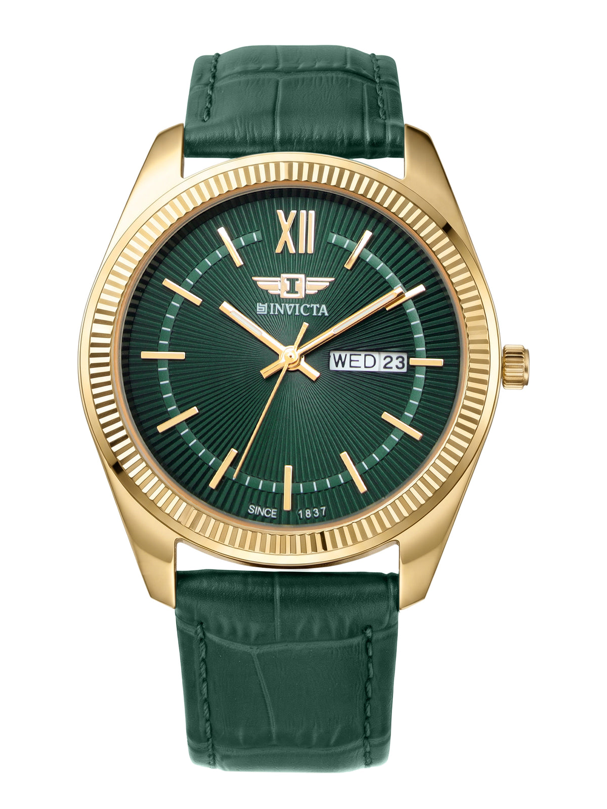 I-By Invicta Quartz Green Dial Analog Watch For Gents - IBI26015