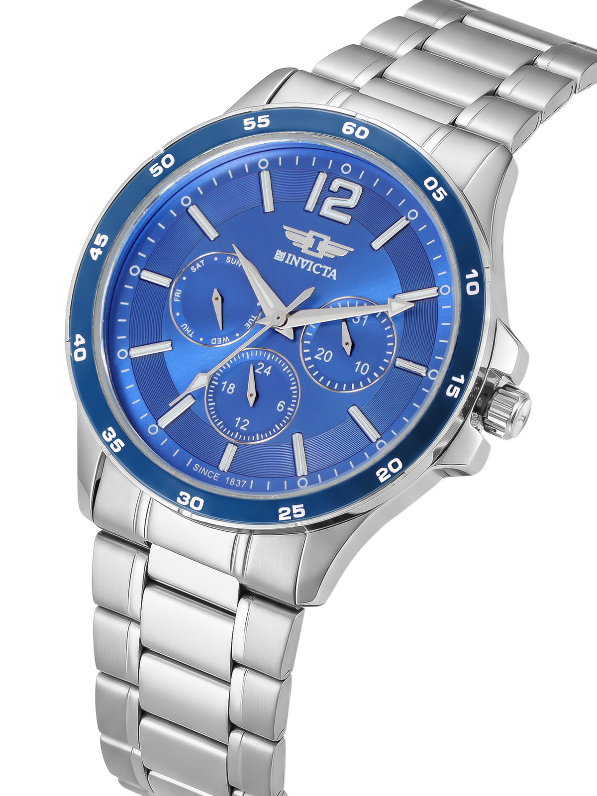 I-By Invicta Quartz Blue Dial Analog Watch For Gents - IBI26023