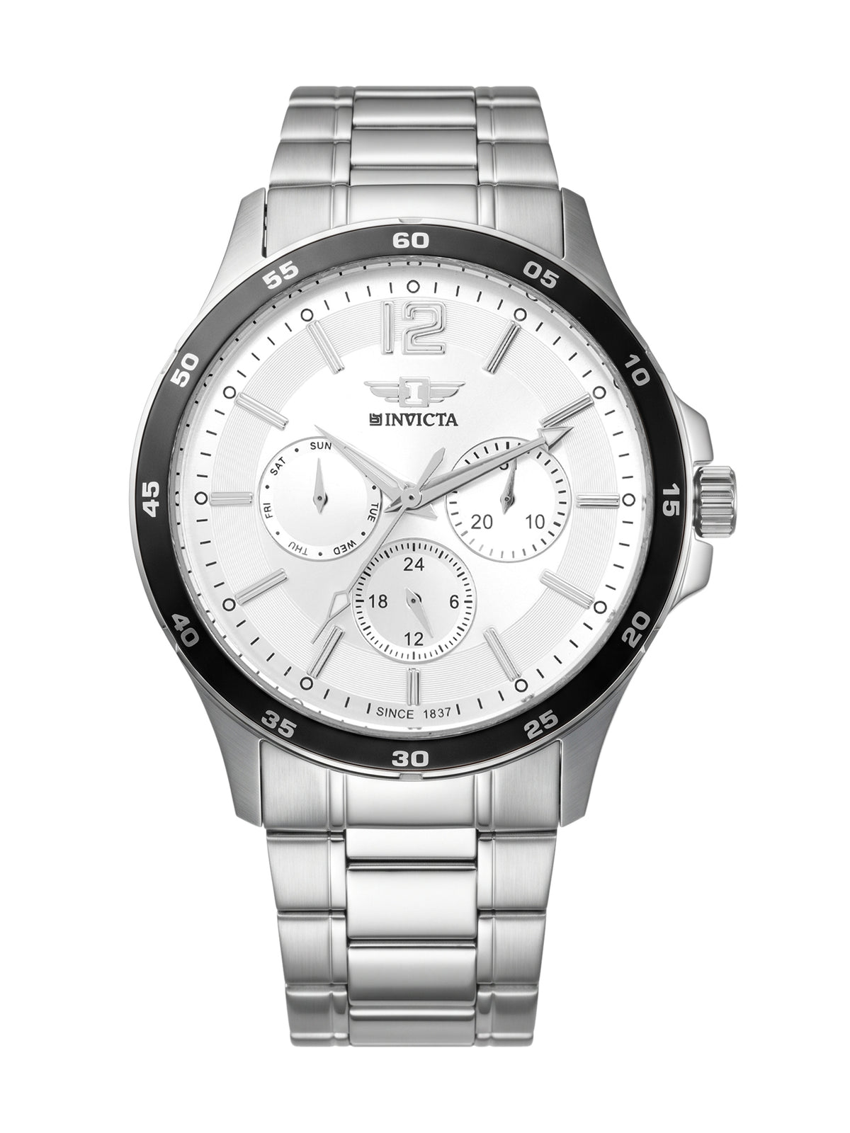 I-By Invicta Quartz Silver Dial Analog Watch For Gents - IBI26026