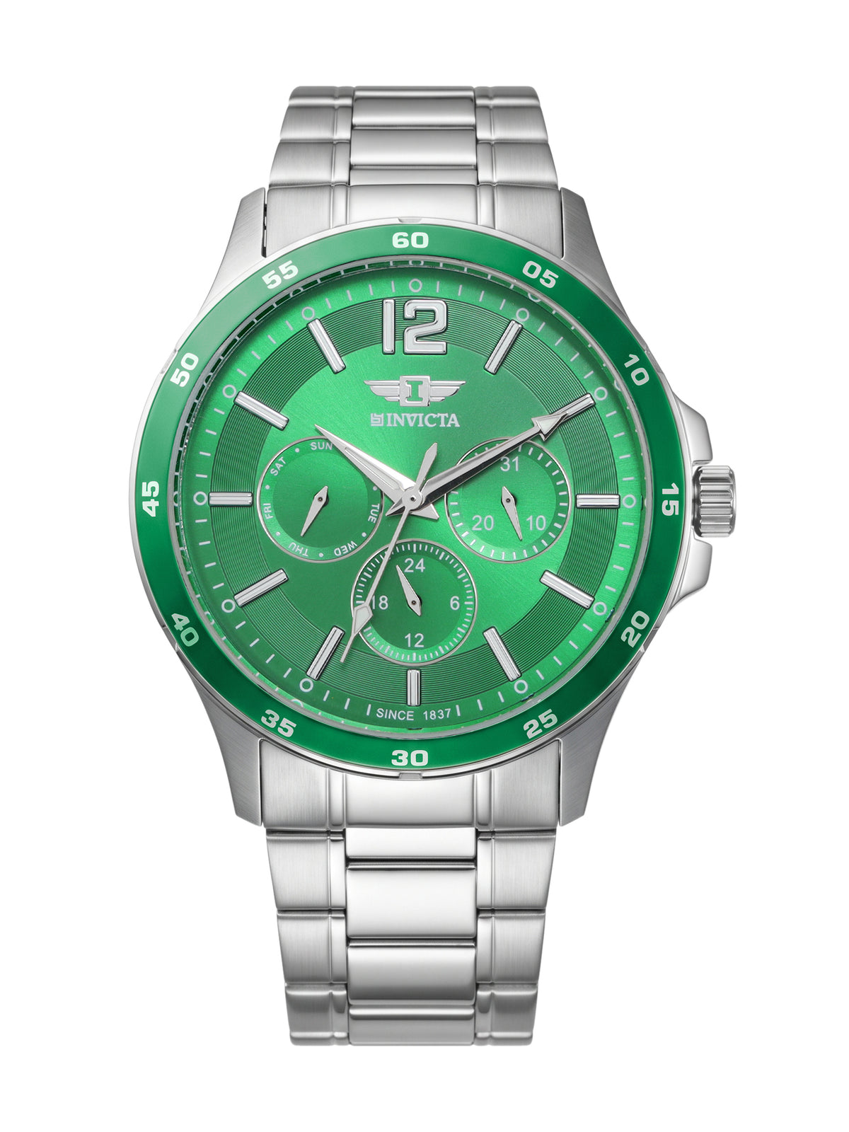 I-By Invicta Quartz Green Dial Analog Watch For Gents - IBI26027