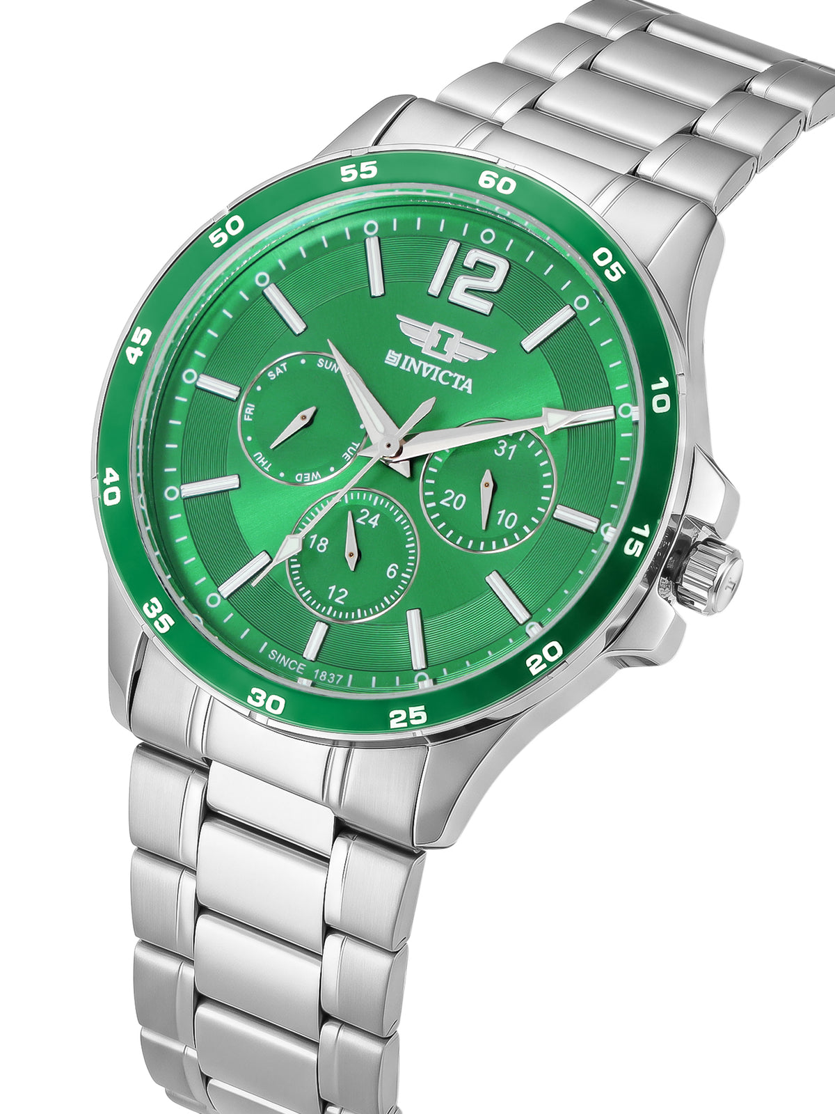 I-By Invicta Quartz Green Dial Analog Watch For Gents - IBI26027