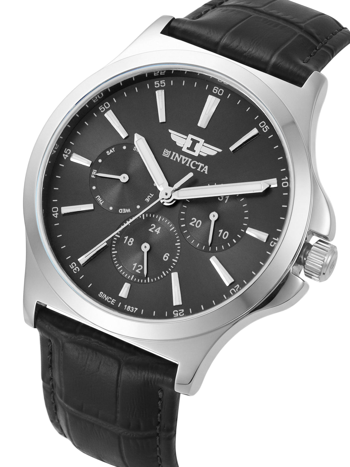 I-By Invicta Quartz Black Dial Analog Watch For Gents - IBI26029