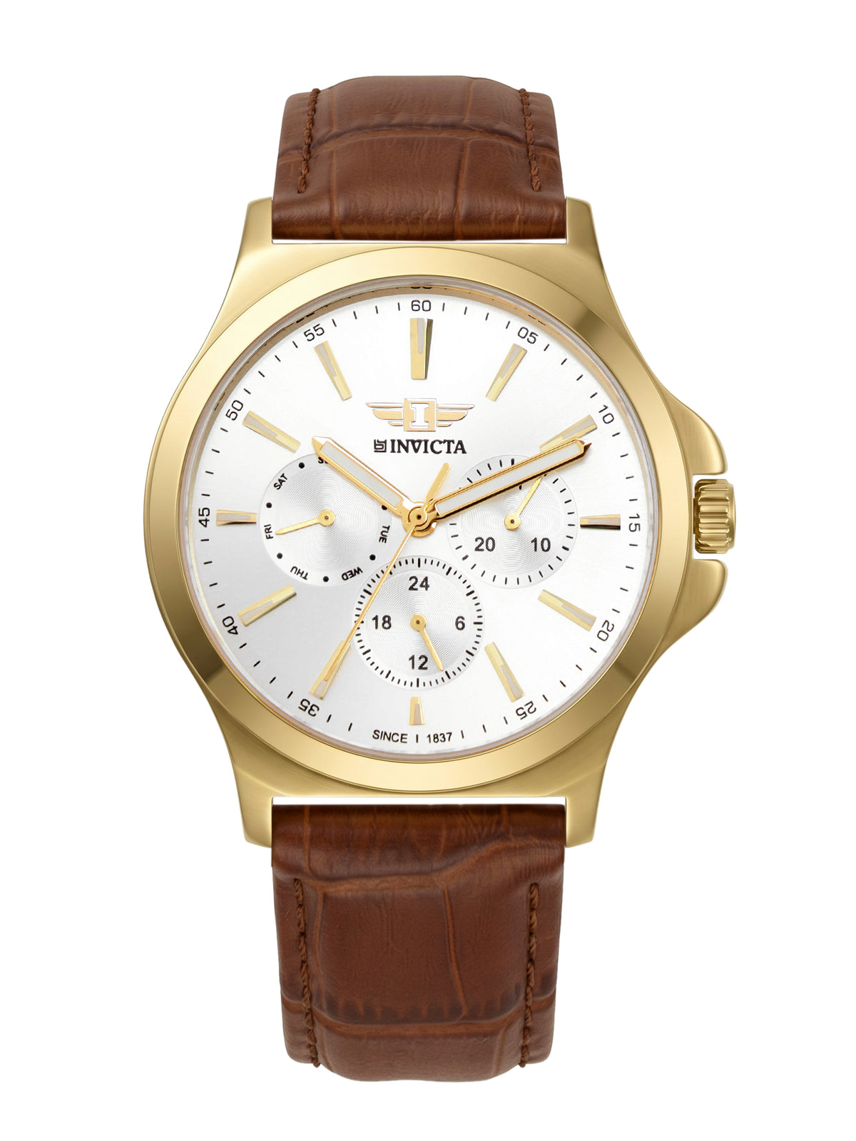 I-By Invicta Quartz Silver Dial Analog Watch For Gents - IBI26033