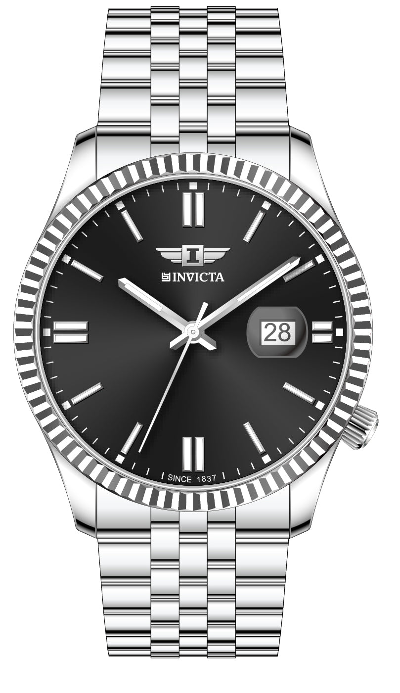 I-By Invicta Quartz Black Dial Analog Watch For Gents - IBI26044