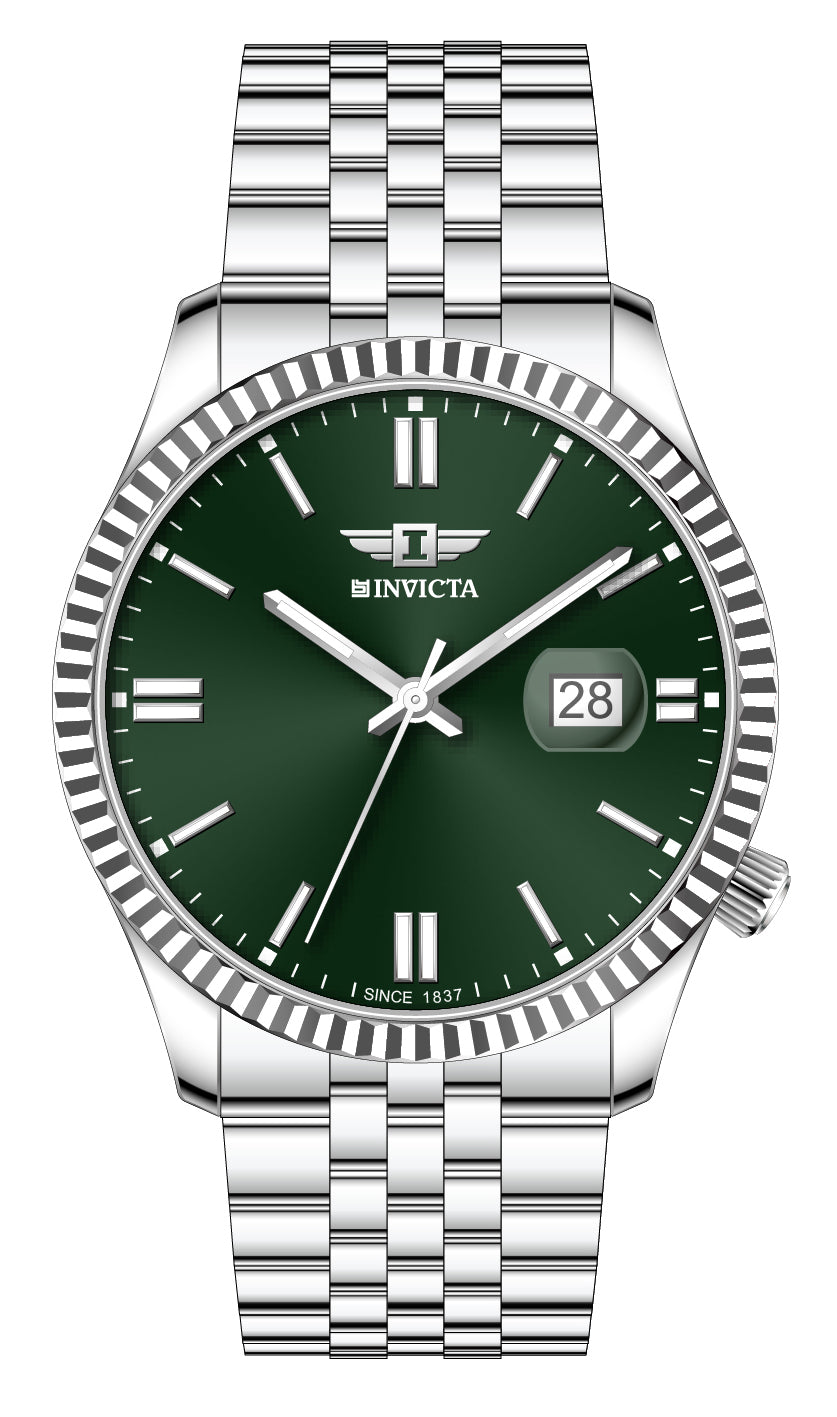 I-By Invicta Quartz Green Dial Analog Watch For Gents - IBI26046