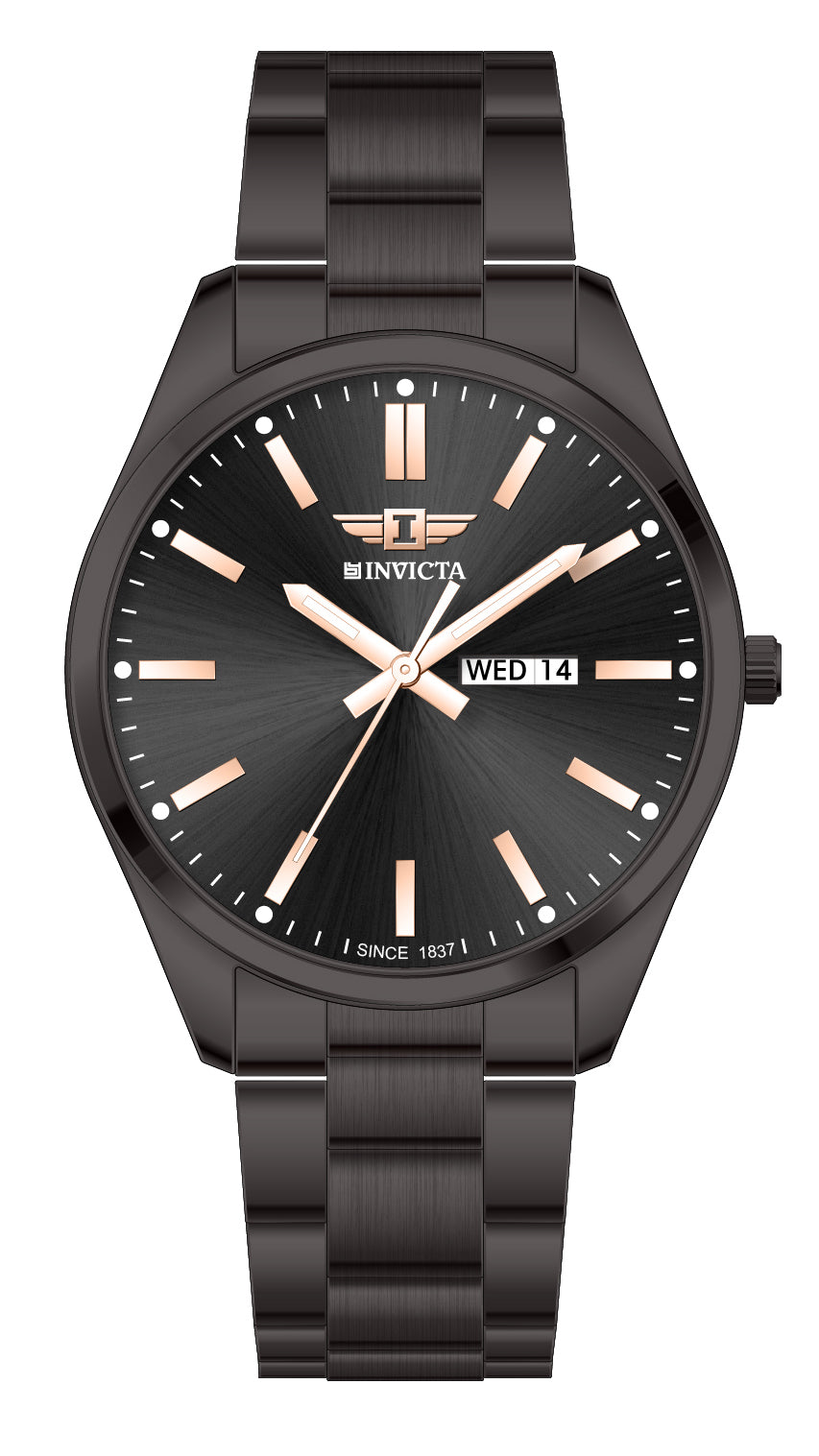 I-By Invicta Quartz Black Dial Analog Watch For Gents - IBI26050