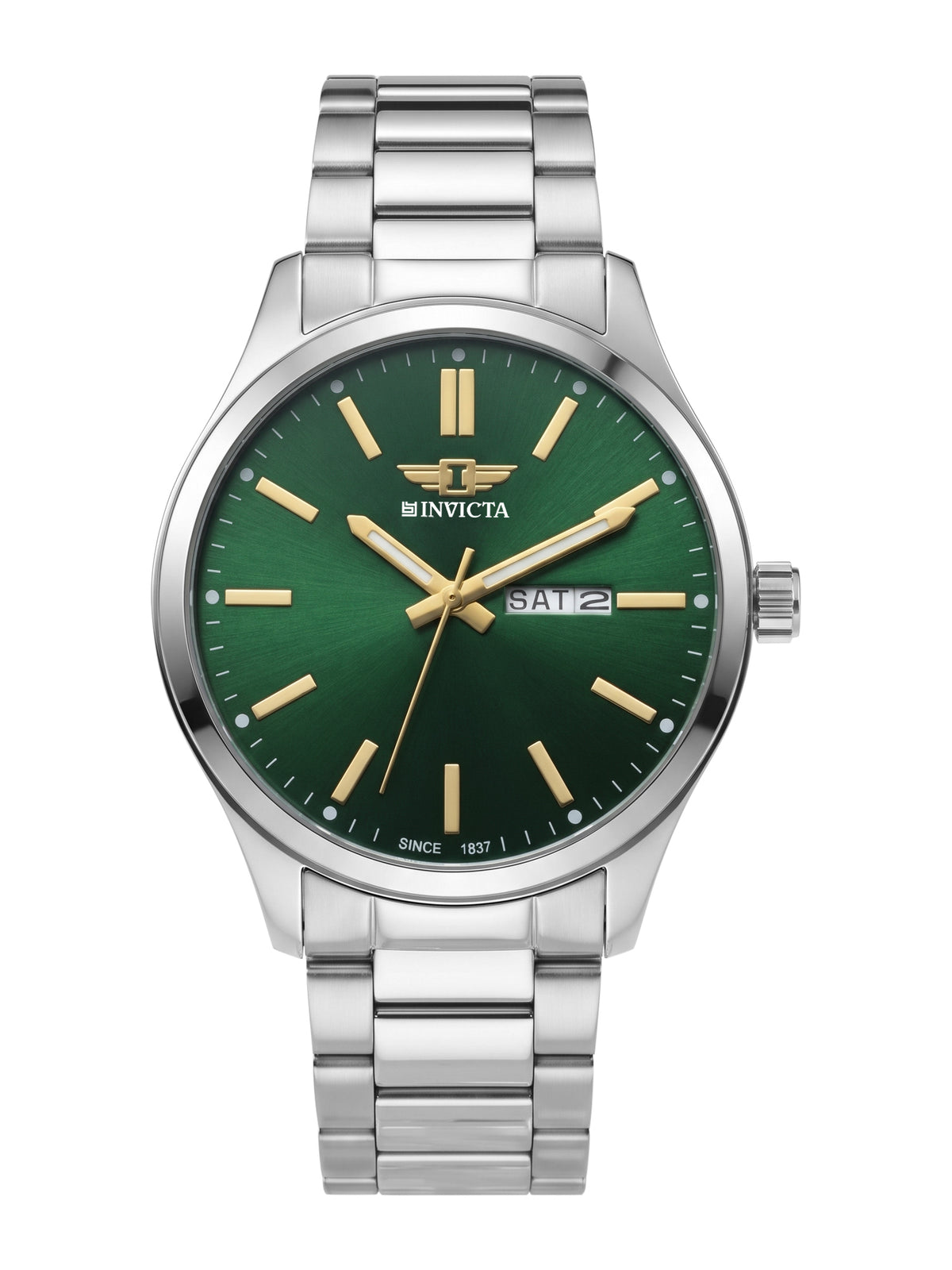 I-By Invicta Quartz Green Dial Analog Watch For Gents - IBI26053
