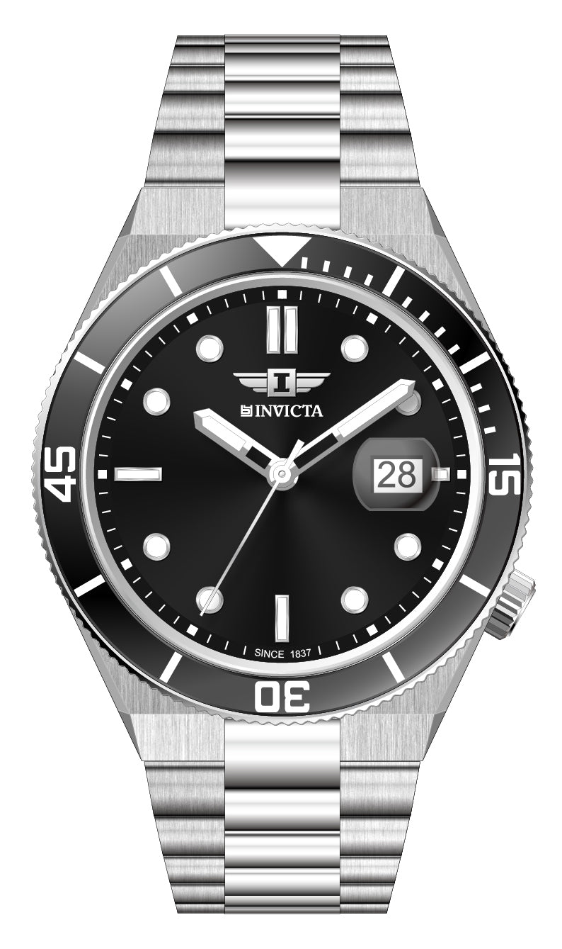 I-By Invicta Quartz Black Dial Analog Watch For Gents - IBI26059