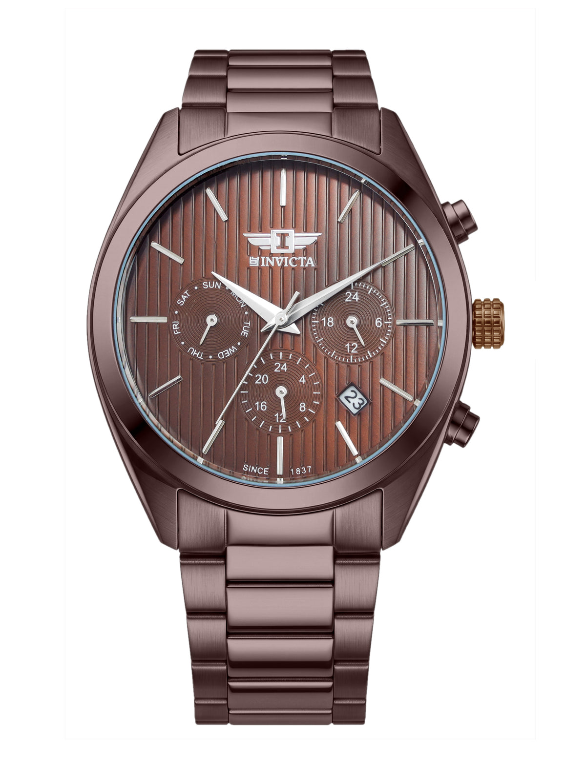 I-By Invicta Quartz Brown Dial Analog Watch For Gents - IBI26066