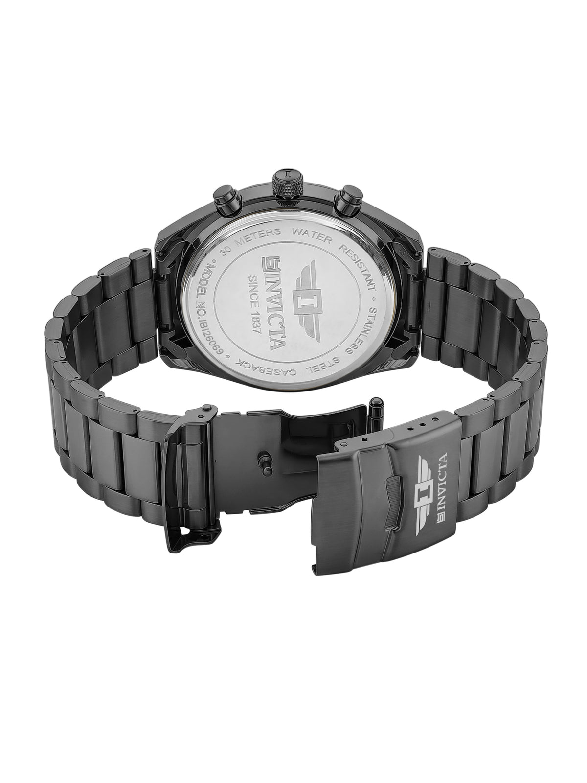 I-By Invicta Quartz Black Dial Analog Watch For Gents - IBI26069