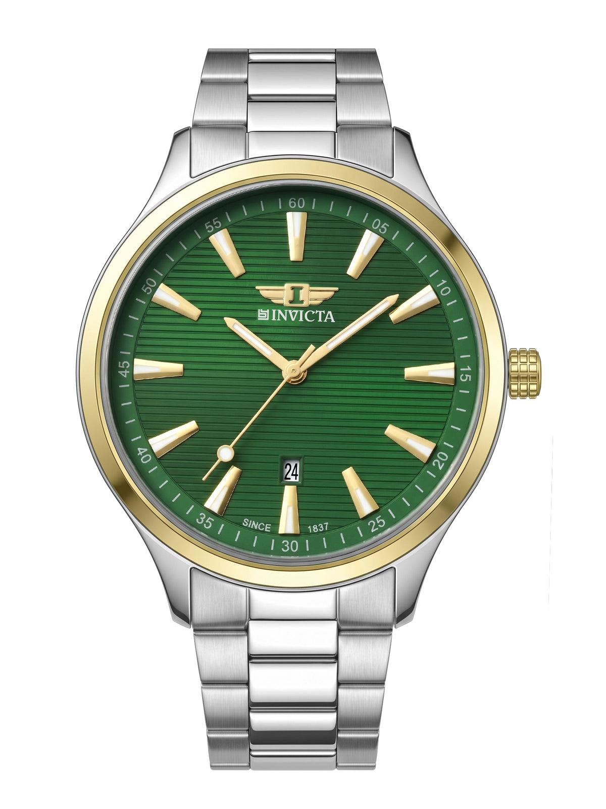 I-By Invicta Quartz Green Dial Analog Watch For Gents - IBI26071