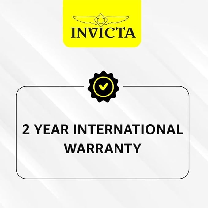 Invicta Silicone Analog Black Dial Men&