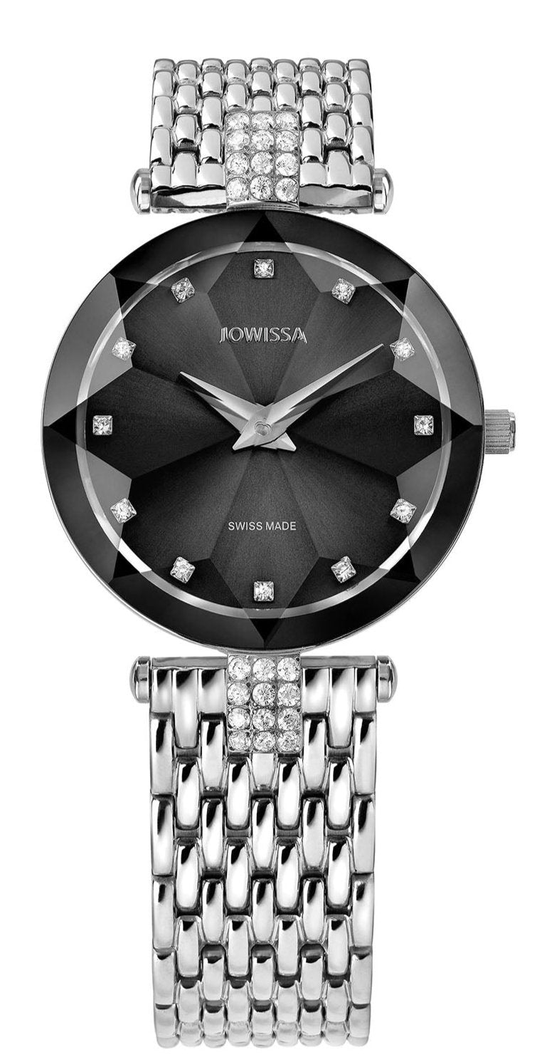 Jowissa Swiss Made Black Dial Analog Watch For - Ladies J5.637.M