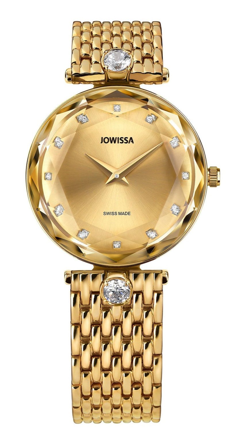 Jowissa Swiss Made Gold Dial Analog Watch For - Ladies J5.841.M