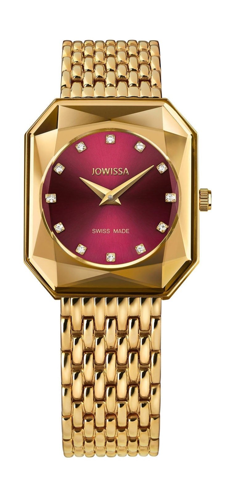 Jowissa Swiss Made Red Dial Analog Watch For - Ladies J8.082.M