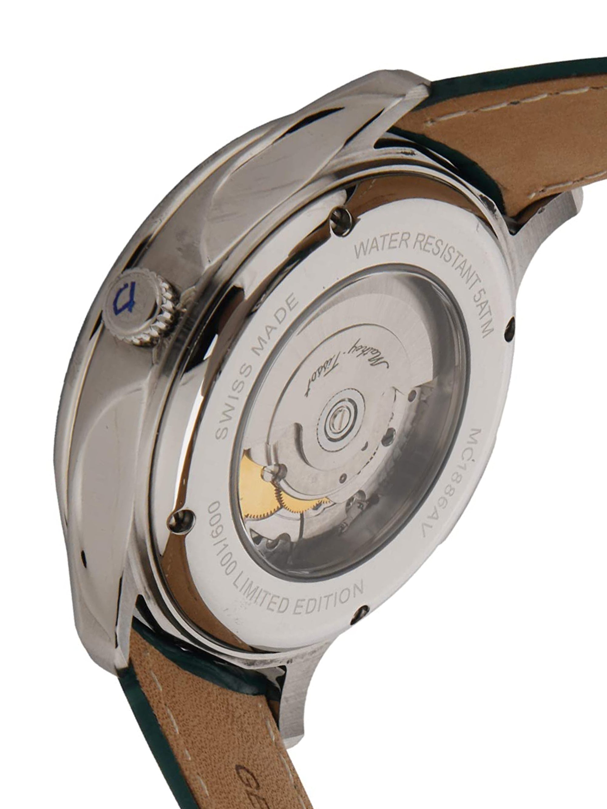 Mathey-Tissot Swiss Made Automatic Analog 42 MM Green Dial Mens Watch-MC1886AV