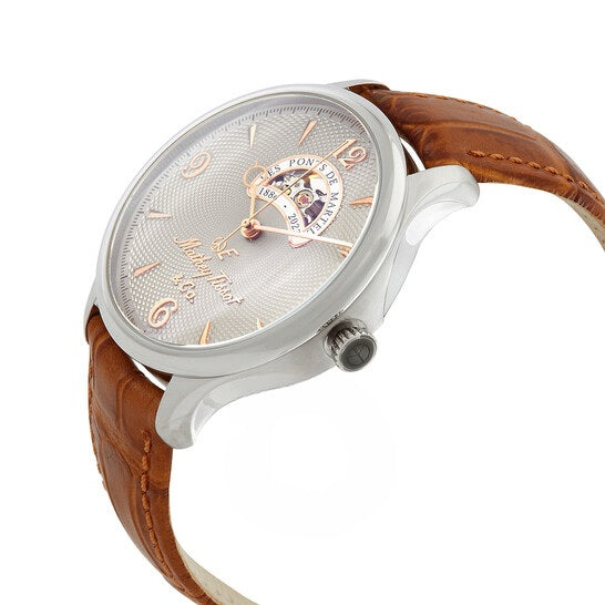 Mathey-Tissot Swiss Made Edmond Havana Automatic Silver Dial Analog Watch For - Gents MC1886CIA