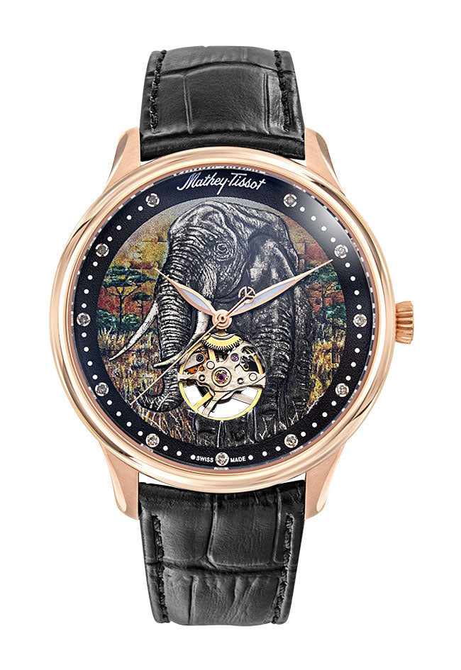 Mathey-Tissot Swiss Made Edmond Automatic Handcrafted Automatic Multicolor Dial Analog Watch For - Gents MC1886PEL