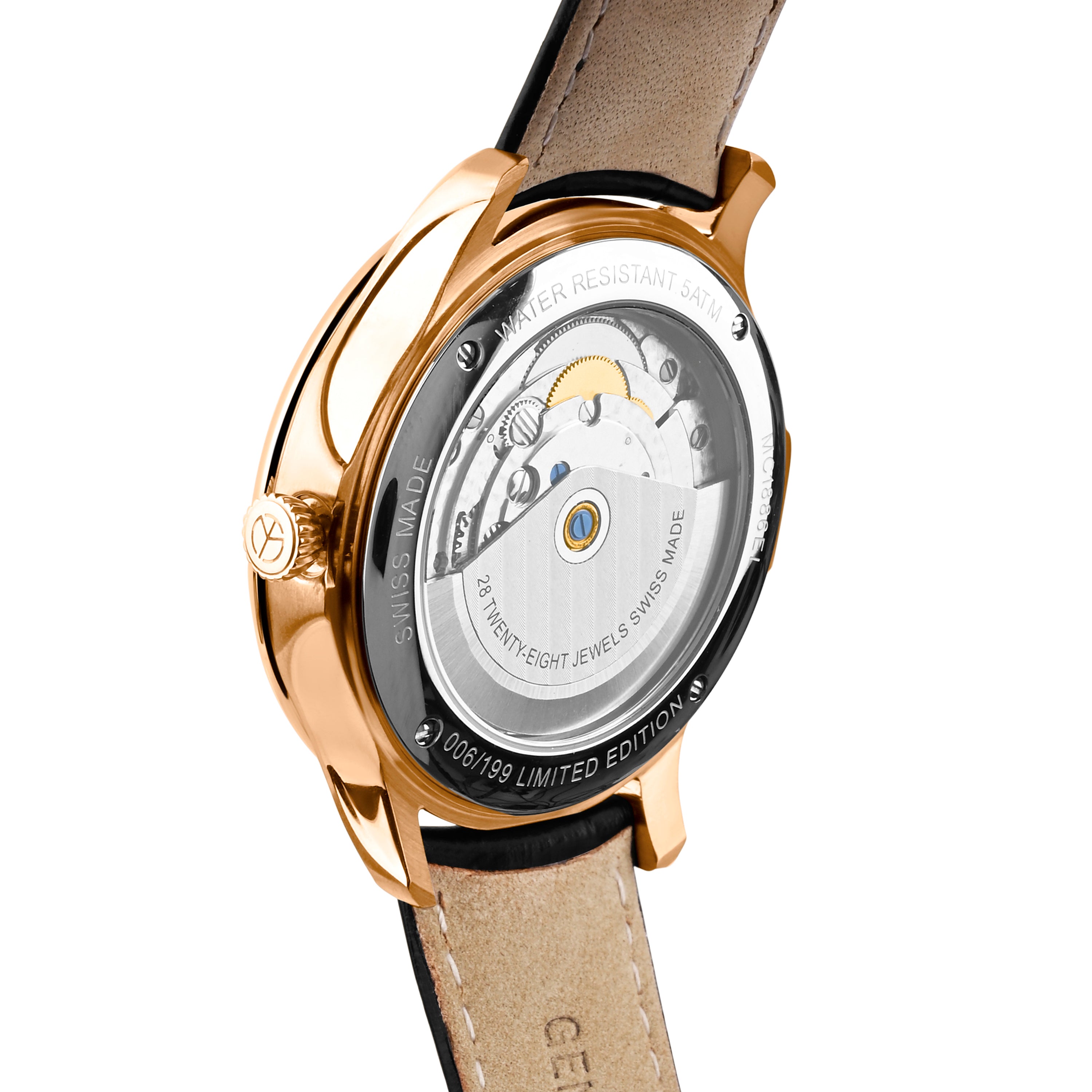 Mathey-Tissot Swiss Made Edmond Automatic Handcrafted Automatic Multicolor Dial Analog Watch For - Gents MC1886PEL