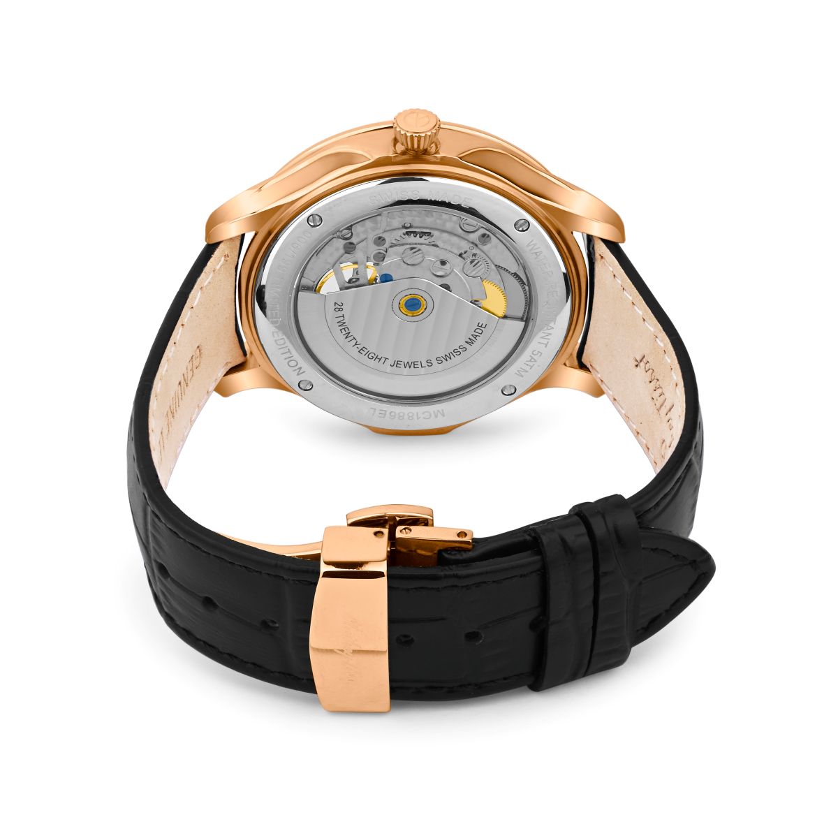 Mathey-Tissot Swiss Made Edmond Automatic Handcrafted Automatic Multicolor Dial Analog Watch For - Gents MC1886PEL