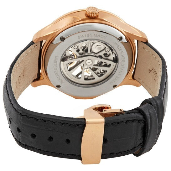 Mathey-Tissot Edmond Automatic Skeleton Black Dial Mens Watch MC1886SKPN