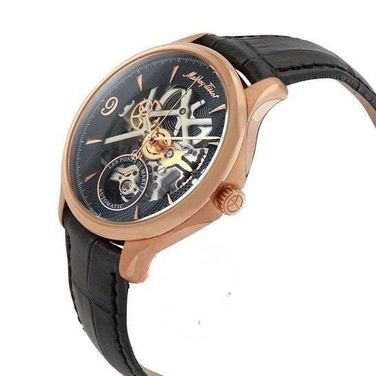 Mathey-Tissot Edmond Automatic Skeleton Black Dial Men&