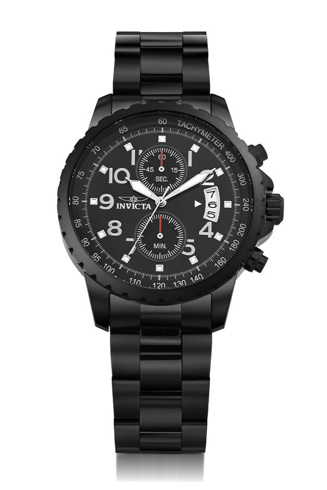 Invicta Specialty Chronograph Black Dial Watch For Mens- 13787