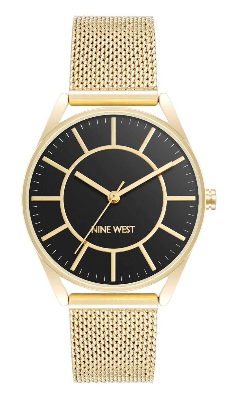 Nine West Black Dial Analog Watch For - Ladies NW-1922BKGB