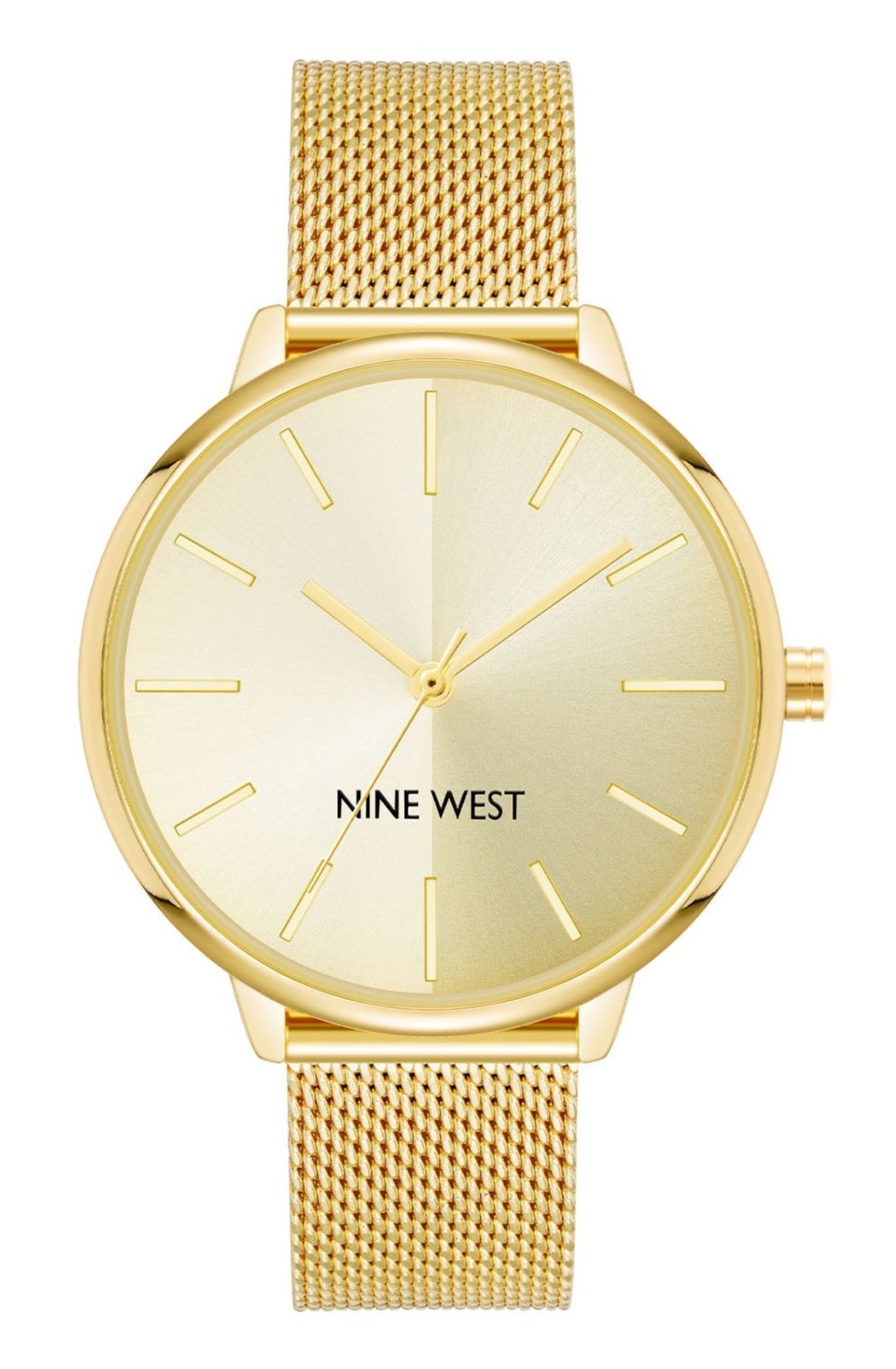 Nine West Gold Dial Analog Watch For - Ladies NW-1980CHGB