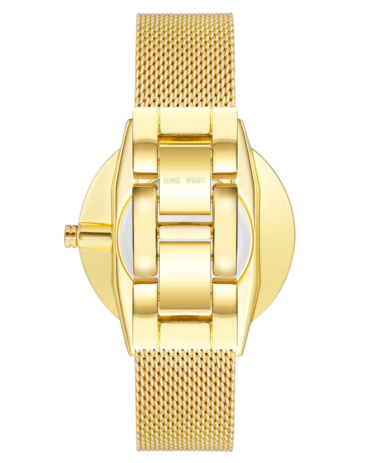Nine West Gold Dial Analog Watch For - Ladies NW-1980CHGB