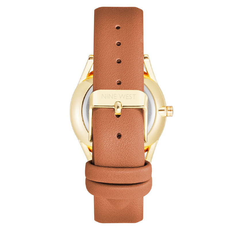 Nine West Gold Dial Analog Watch For - Ladies NW-1994CHHY