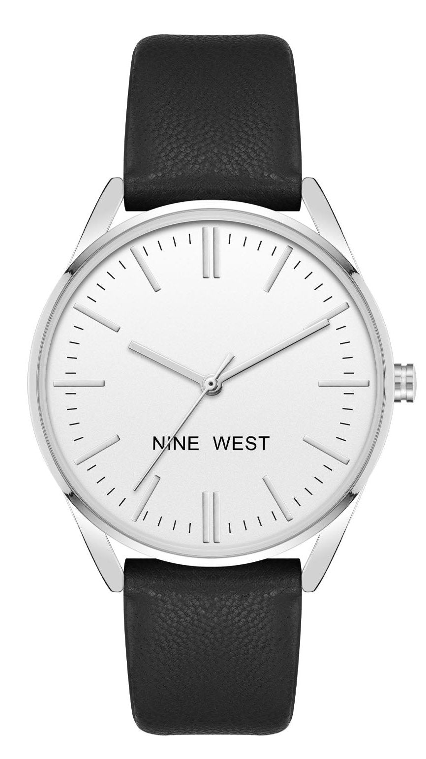 Nine West Silver Dial Analog Watch For - Ladies NW-1995SVBK