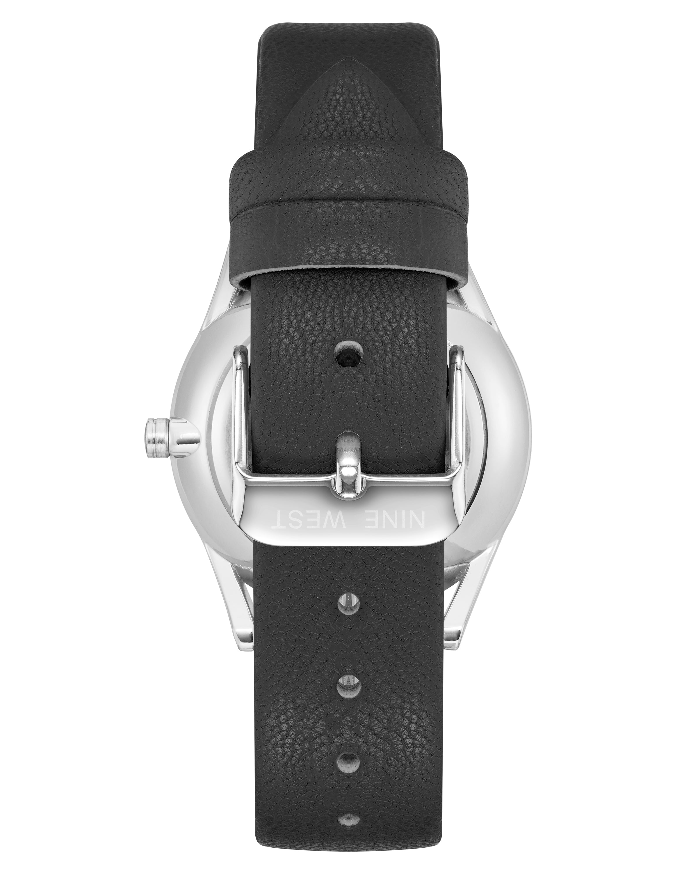 Nine West Silver Dial Analog Watch For - Ladies NW-1995SVBK