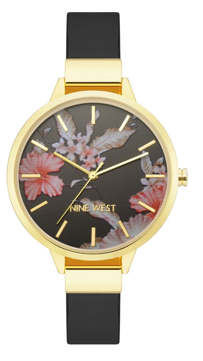Nine West Rose Gold Dial Analog Watch For - Ladies NW-2044FLBK