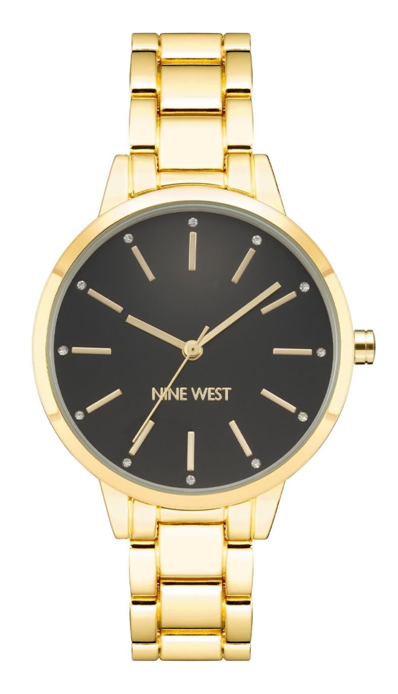 Nine West Black Dial Analog Watch For - Ladies NW-2098BKGB