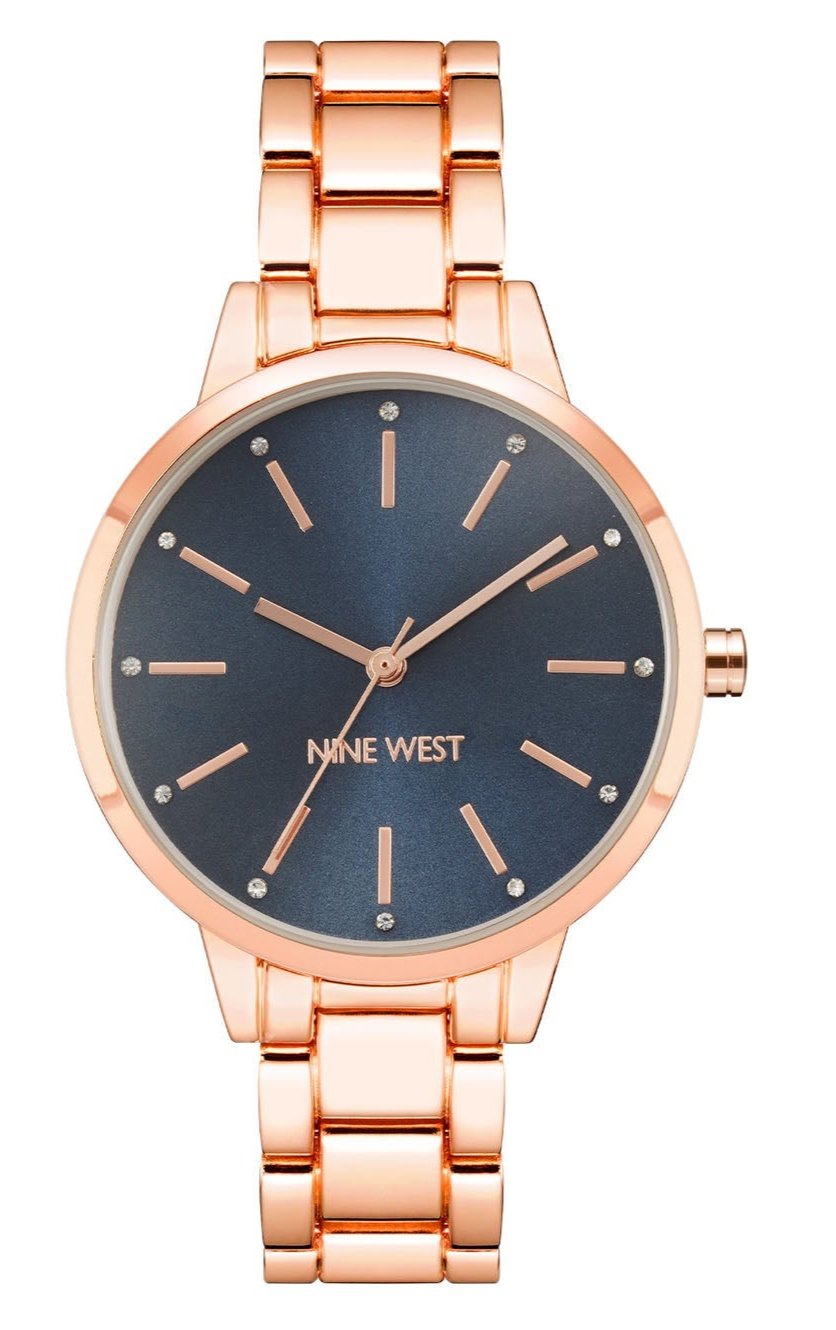 Nine West Navy Dial Analog Watch For - Ladies NW-2098NVRG