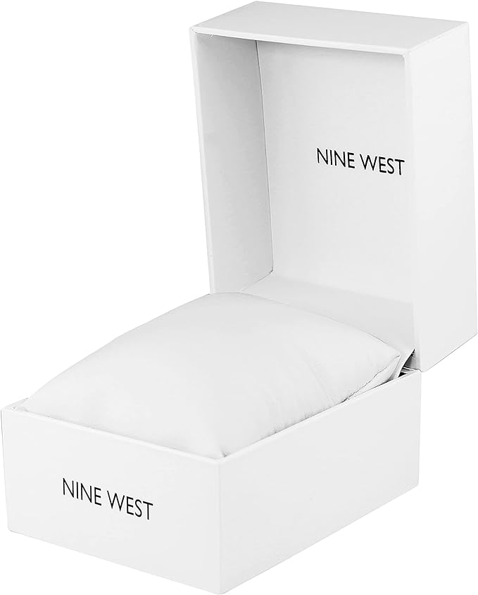 Nine West Silver Dial Analog Watch For - Ladies NW-2117WTBK