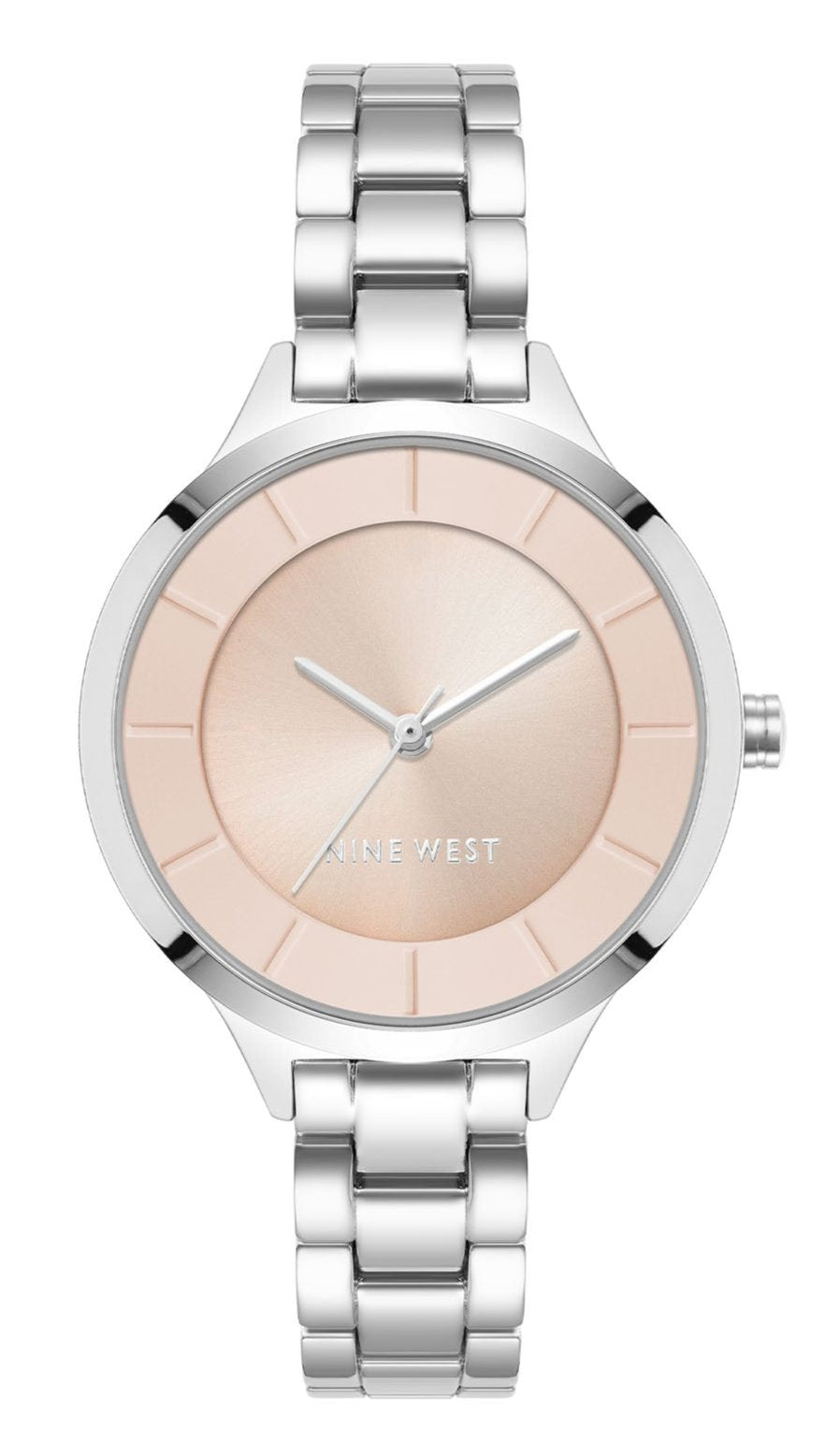 Nine West Pink Dial Analog Watch For - Ladies NW-2225LPSV