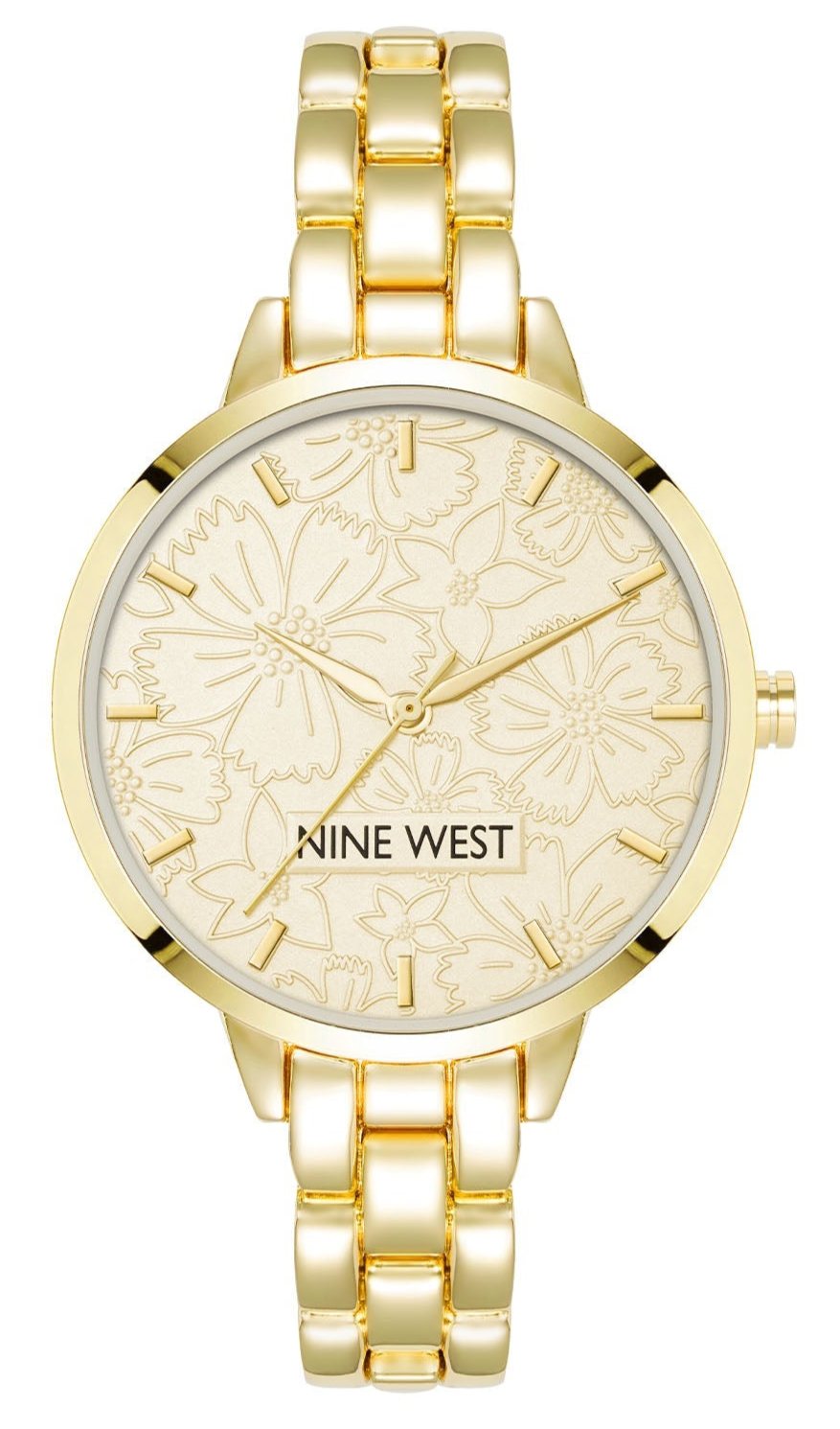 Nine West Gold Dial Analog Watch For - Ladies NW-2226CHGP