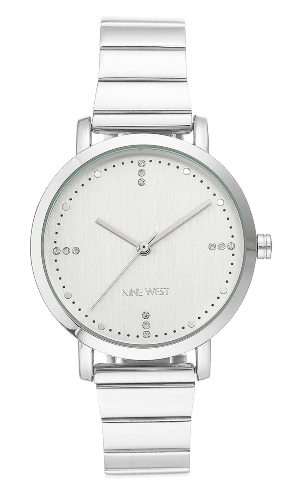 Nine West Silver Dial Analog Watch For - Ladies NW-2279SISV