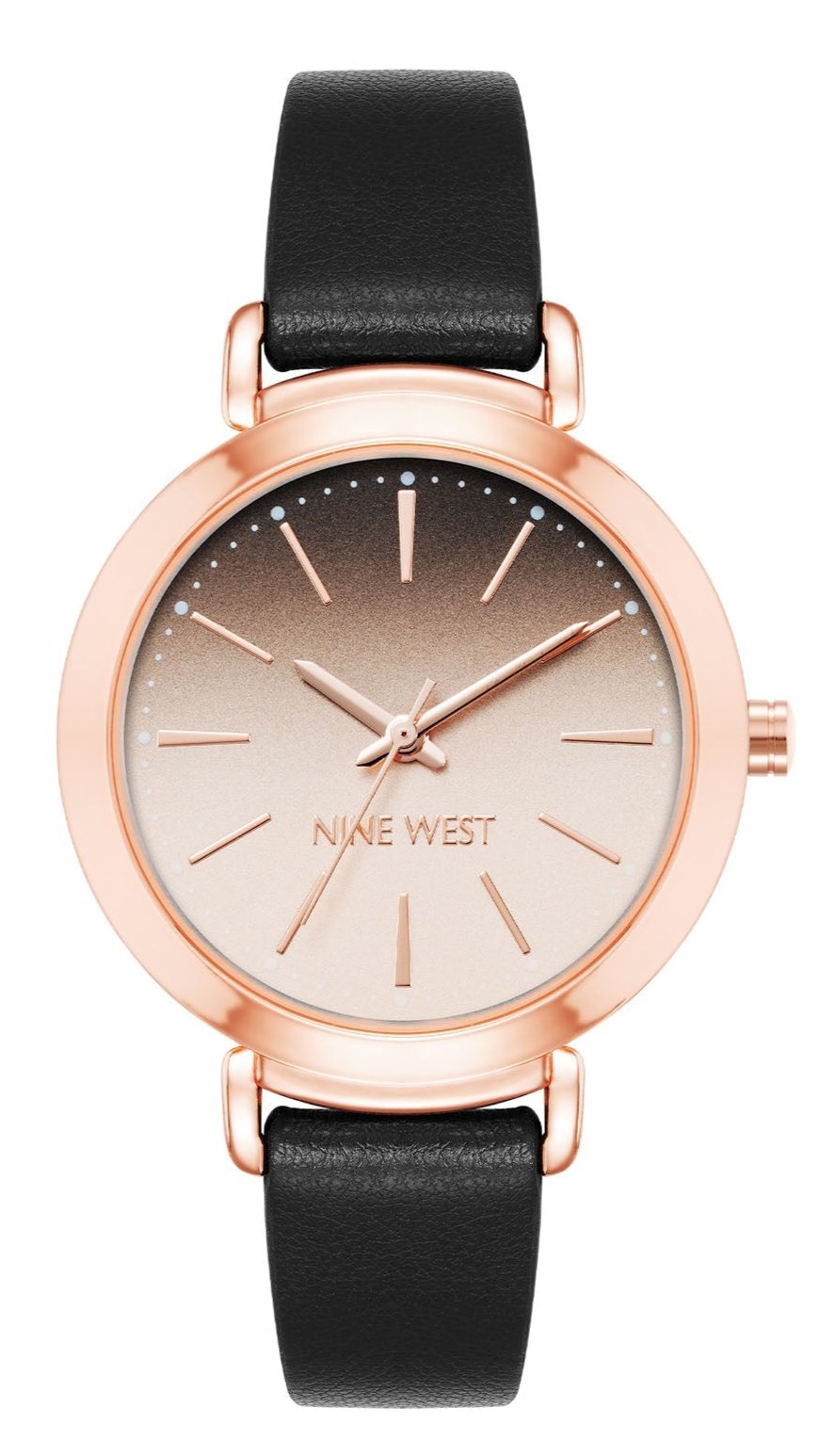 Nine West Black Dial Analog Watch For - Ladies NW-2288RGBK