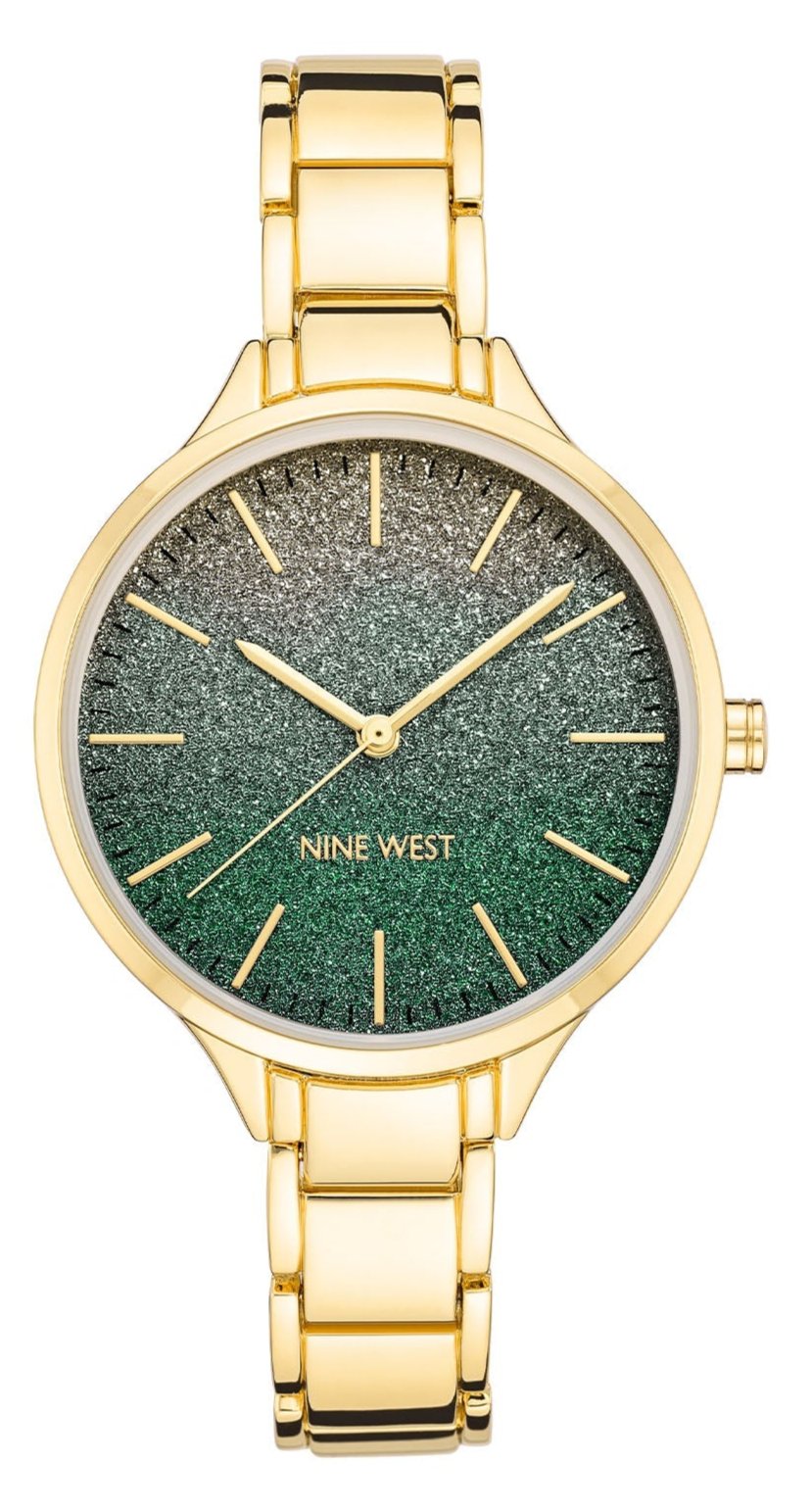 Nine West Green Dial Analog Watch For - Ladies NW-2336GNGB