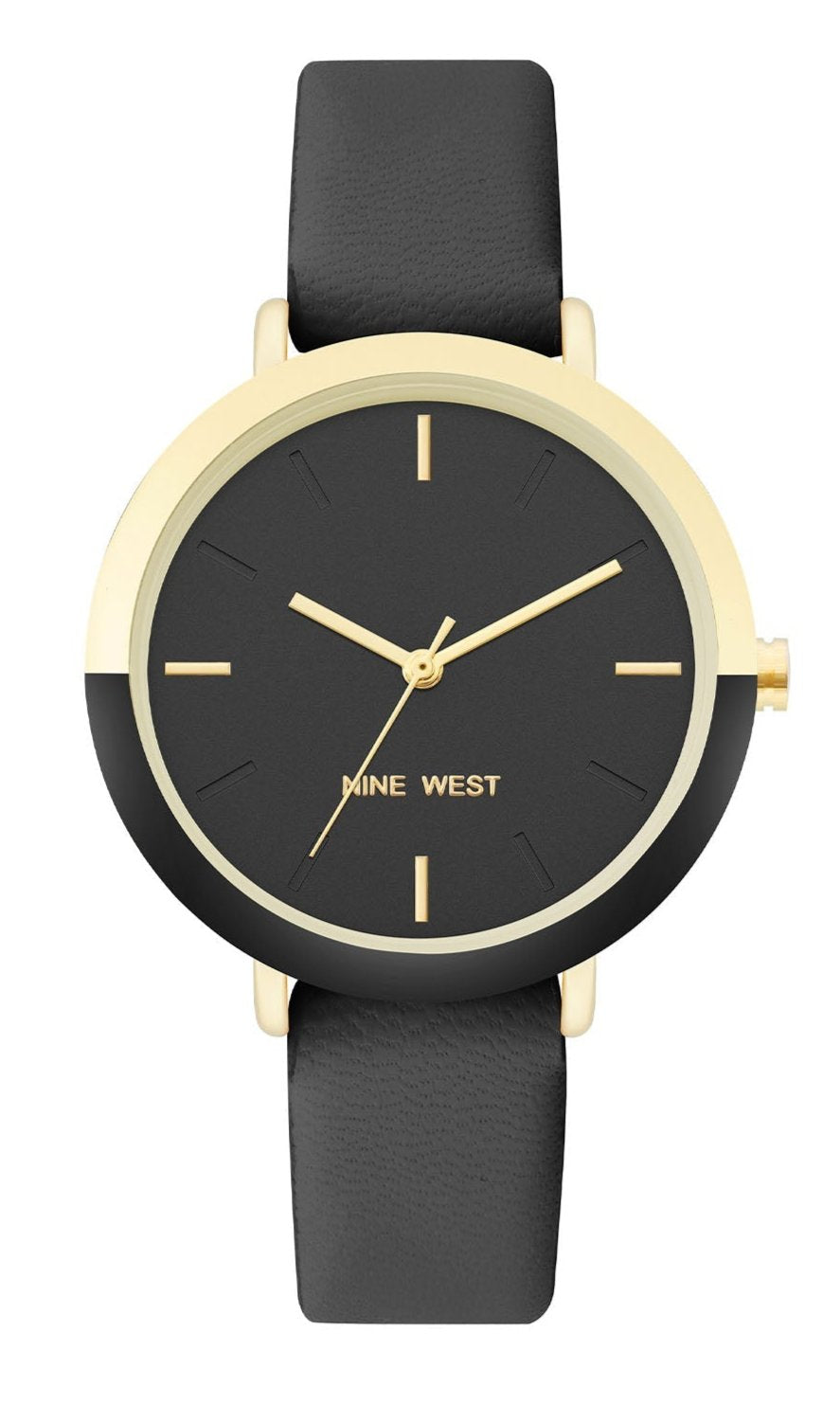 Nine West Black Dial Analog Watch For - Ladies NW-2346GPBK