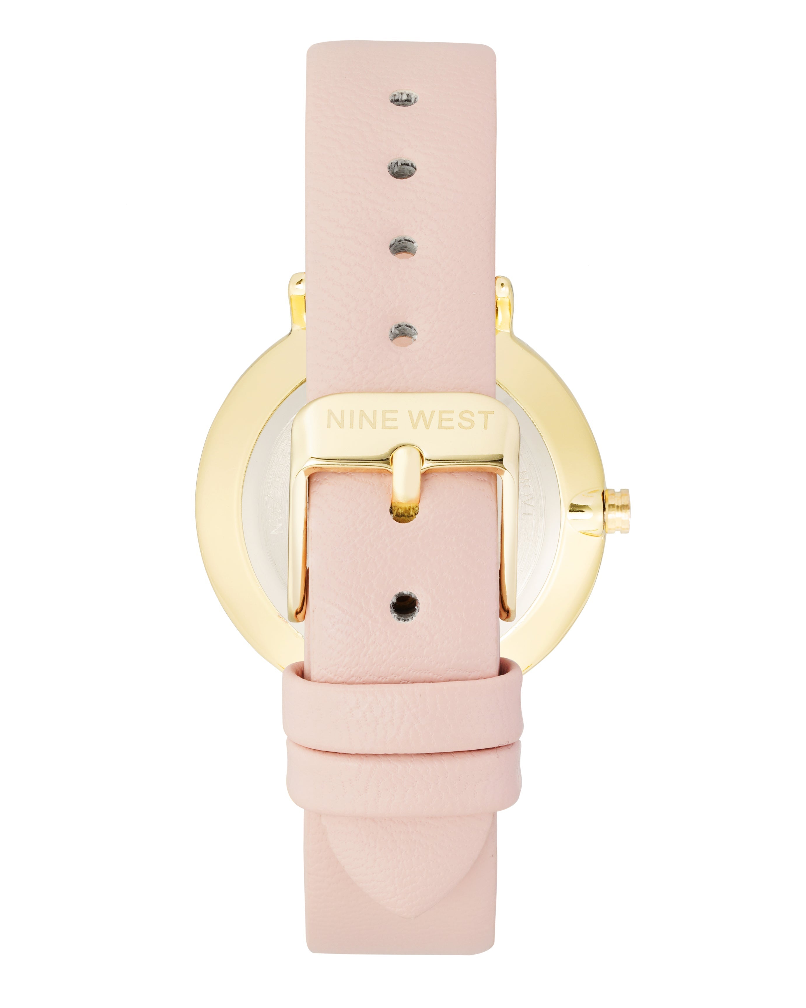 Nine West Pink Dial Analog Watch For - Ladies NW-2346GPLP